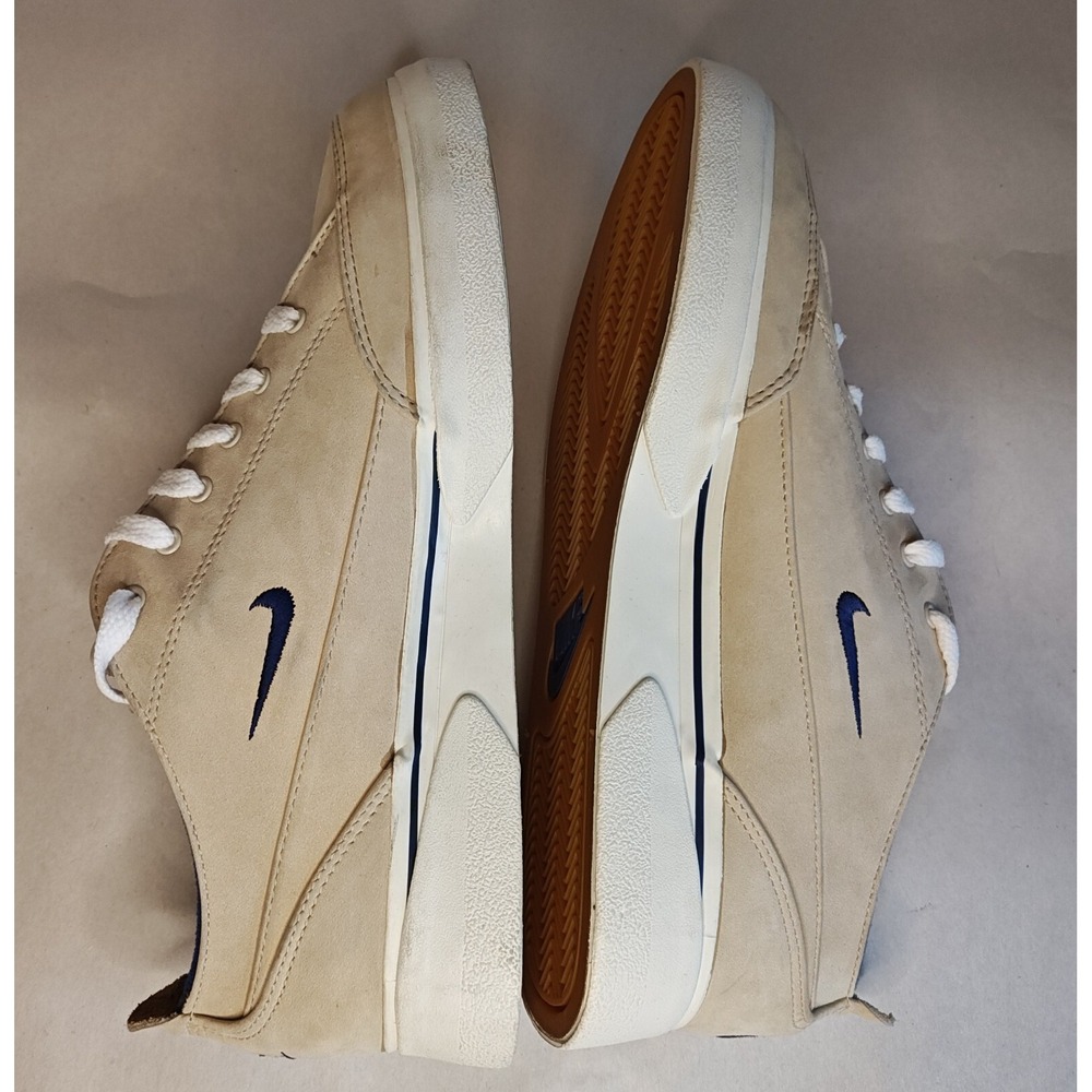 Nike SCRQC Sneakers Mens 9 Tan Navy Blue Suede Vintage 1994 941024-BA-D - Picture 9 of 12